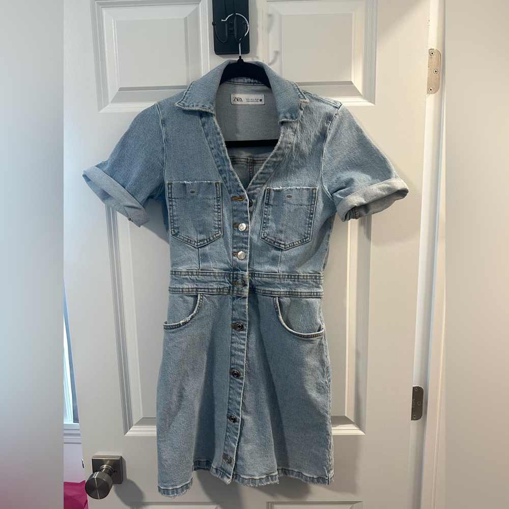 Zara Light Blue Denim Jacket